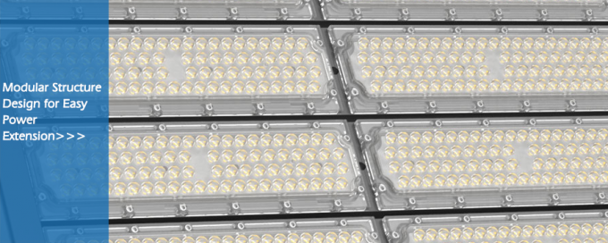 Les sports élevés extérieurs du projecteur 50W 120LM/W LE TDC IP66 de LED ont appliqué 5 ans de garantie