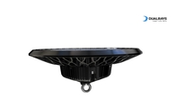 Matrice de lumière de baie d'UFO LED de 200 watts la haute DALI du matériel 1-10VDC de fonte d'aluminium/PIR Sensor