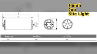 Lampe de travail LED robuste de 15 W pour les travaux difficiles