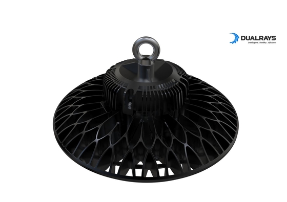 140LPW lumière élevée élevée UGR25 de baie d'UFO LED du rendement 100W 60 degrés 90 degrés angle de faisceau de 120 degrés facultatif