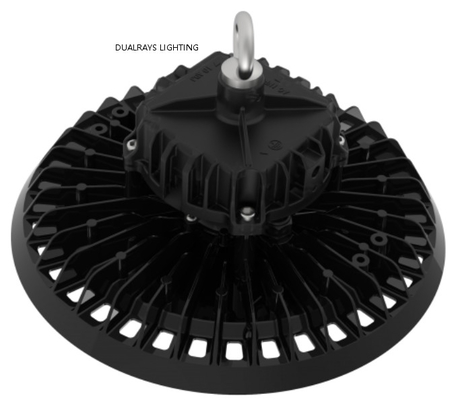 Dualrays 5 ans d'UFO LED de lumière élevée libre de baie 150W IP65 et IK10 pour toutes les zones industrielles d'application