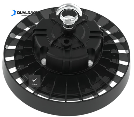 Classe de protection je lumière élevée industrielle de baie d'UFO du corps IP65 100W LED d'alliage d'aluminium en stock