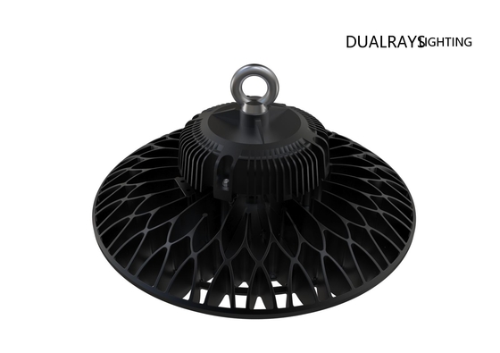 La lumière élevée en aluminium 60 90 de baie d'UFO de Shell LED de moulage mécanique sous pression angle de faisceau de 120 degrés