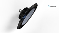 SMD3030 haute lentille optique de la lumière 100W IP65 140LPW de baie d'UFO LED 5 ans de garantie