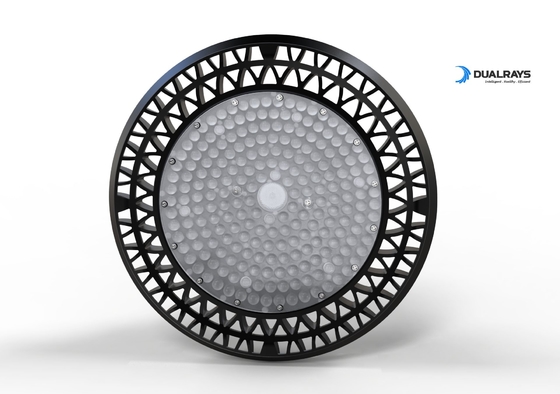 le haut PC de Bell 140LPW DALI PIR Dimming Meanwell LUXEON de lumière de baie d'UFO 240W durcissent de verre