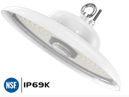 Le niveau élevé de baie d'UFO de NSF a délivré un certificat la conception pour l'industrie alimentaire IP69K IK10