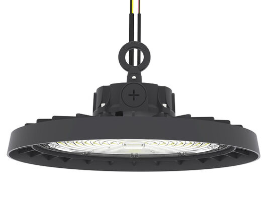 Projecteur industriel LED UFO HB3H avec interrupteur DIP pour la sélection de la puissance et 3CCT, 100W, 150LPW, avec fonction d'urgence en option