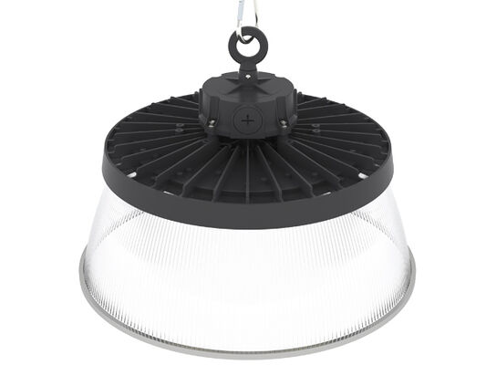 Projecteur industriel LED UFO HB3H avec interrupteur DIP pour la sélection de la puissance et 3CCT, 100W, 150LPW, avec fonction d'urgence en option