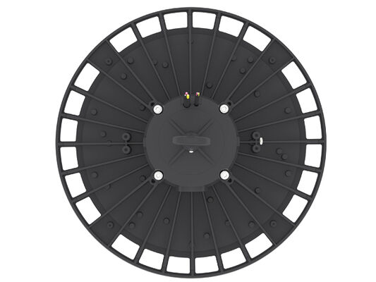 Projecteur industriel LED UFO HB3H avec interrupteur DIP pour la sélection de la puissance et 3CCT, 100W, 150LPW, avec fonction d'urgence en option