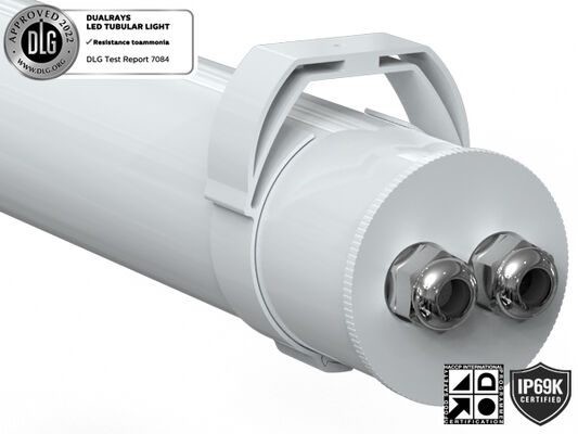 160LPW DIP Puissance commutable et 3CCT 3 phases de changement de lumière LED tubulaire pour entrepôt stable pour animaux