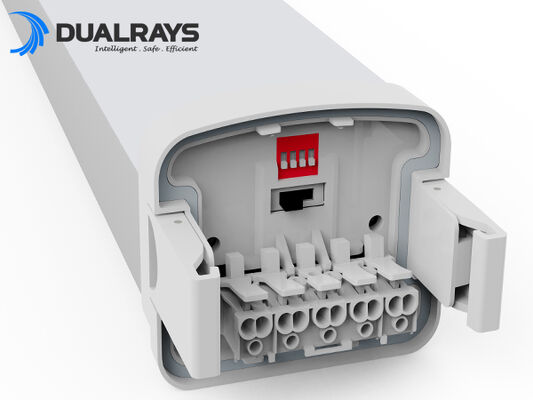 DUALRAYS D5 LED Lumière résistante à l'humidité avec alimentation commutée DIP / 3CCT et câblage