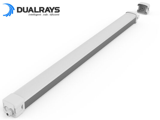 Lampe LED étanche à l'humidité avec alimentation et CCT commutables par DIP pour un contrôle d'éclairage flexible dans les parkings et environnements