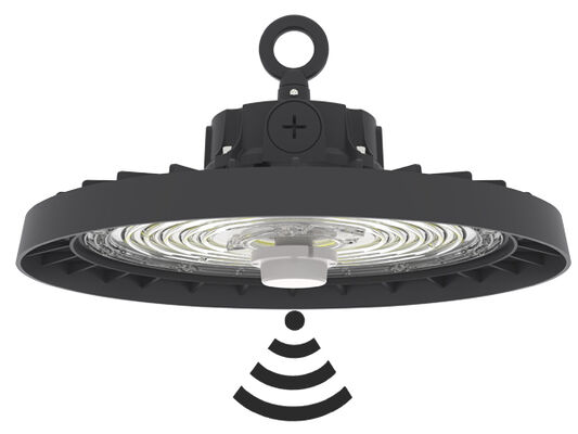 HB3H DIP Puissance commutable et 3CCT UFO LED High Bay Light 100W 150LPW avec 20W/30W @ 3 heures Fonction d'urgence optionnelle
