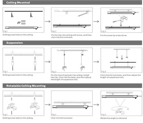 D4 LED Lampes résistantes à l'humidité avec jusqu'à 130 LPW DIP Power/3CCT/3-Phase Changing 1SKU=12SKU Amical pour le stockage et l'optimisation du flux de trésorerie Facile pour le contrôle de groupe