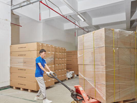 Lampe étanche à LED D4 avec jusqu'à 160 LPW DIP Power/3CCT/Changement triphasé 1SKU=12SKU Idéale pour une solution parfaite dans de nombreuses applications telles que les parkings et les usines.