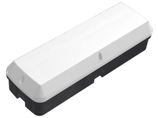 8W Bulk Head LED Porch Light avec fonction d'urgence et capteur de mouvement IP65