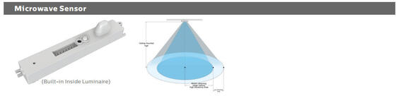 Lampe de porche LED à tête en vrac 8W avec 3CCT et puissance commutable