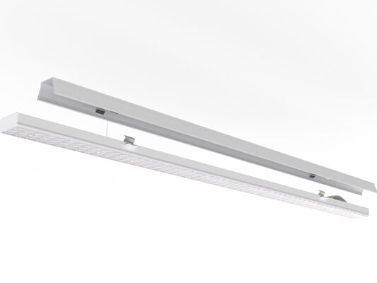 Lampe linéaire LED commutable DIP 75 W avec 160 LPW pour remplacement fluorescent T5/T8 pour points de vente à grande échelle, halls industriels, espaces d'entrepôt, halls d'usine