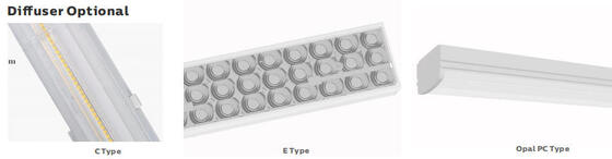 Lampe linéaire LED DIP 75 W commutable à clic rapide avec 160 LPW pour remplacement fluorescent T5/T8, compatibilité avec les anciennes marques européennes de rails de coffre AEG, Philips, Siteco, Regiolux, Trilux, Ridi, Zumto