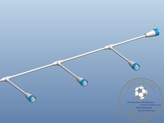 Lumière de sport du stade LED de sport 600W SMD5050 avec le conducteur de HLG