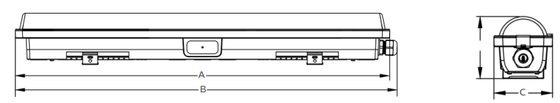 Angle de faisceau extérieur de la lumière d'inondation du terrain de jeu LED 200W IP66 IK10 Meanwell facultatif
