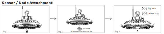 DUALRAYS HB4 LED linéaire haute baie lumière réglable CCT &amp; WATT 150 W-400 W Commercial industriel entrepôt atelier IP65 corps de lampe en aluminium