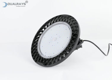 Entrepôt intérieur d'application 100W d'UFO LED de baie d'efficacité élevée industrielle de la lumière 140LPW aux Pays-Bas