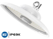 Garantie élevée IP66 IK10 imperméable de la baie 100W 150W 200W 5years d'UFO de l'économie LED de l'industrie alimentaire