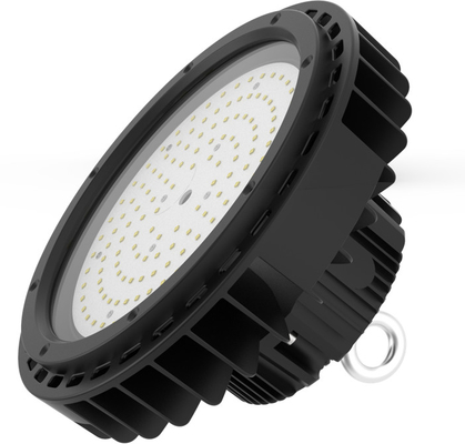 Lumière élevée durable 150W AC100V - couverture blanche de baie d'UFO LED du PC 270V obscurcissant 1-10V