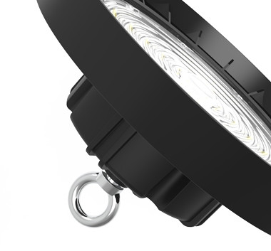 Classe de protection je lumière élevée industrielle de baie d'UFO du corps IP65 100W LED d'alliage d'aluminium en stock
