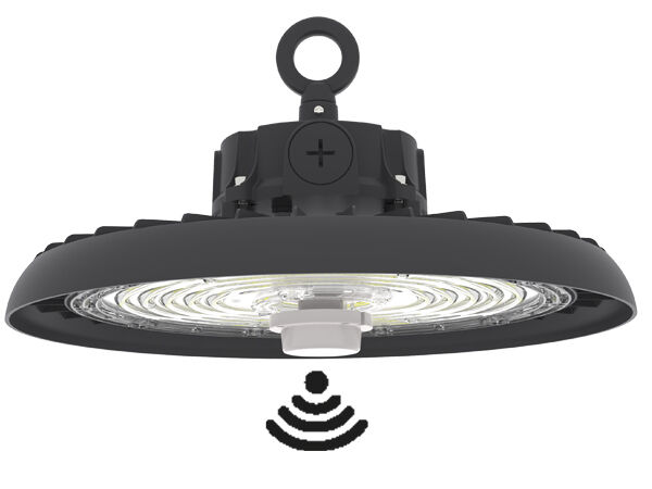 HB3 DIP Commutable Power et 3CCT UFO LED High Bay Light 100W 150LPW avec fonction d'urgence en option