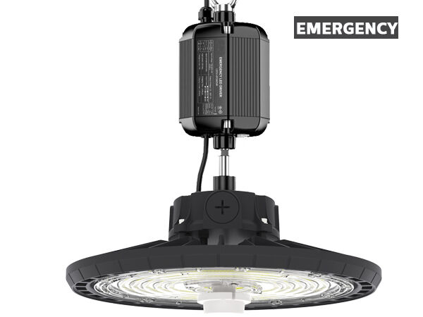 Alimentation commutable DIP HB2 de type économique et lumière Highbay LED UFO 3CCT 100W 170LPW avec une hauteur de montage de 5 à 15 mètres