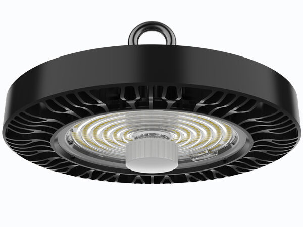 5 ans de garantie 190lm/W DUALRAYS LIGHTING HB4H UFO LED High Bay Light IP65 IK08 Éclairage d'entrepôt industriel 100W 120W 150W SMD2835 LED PC Lens