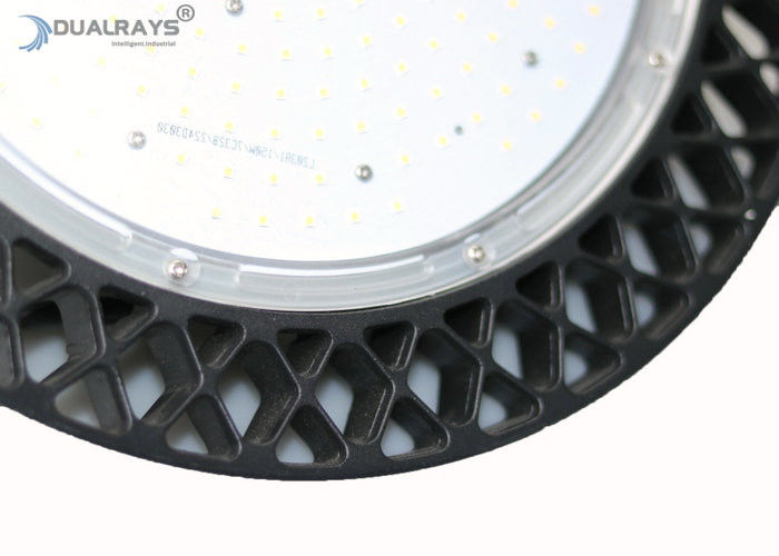 100W l'ÂNE SMD3030 de CB de la CE ROHS imperméabilisent IK08 avec 5 ans de garantie d'UFO de lumière élevée de baie