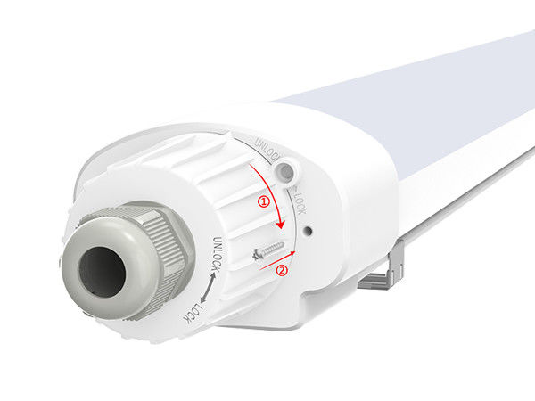 Lumière de la matière plastique LED Triproof de la série 20W 2ft de Dualrays D2 complètement 3 ans de garantie
