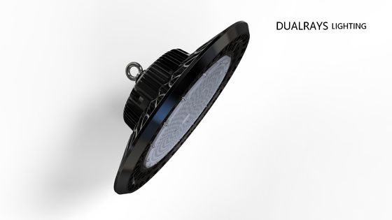 50000 heures de la vie 100W 140LPW baie industrielle d'UFO de haute ont mené allumer le blanc de noir de Bell