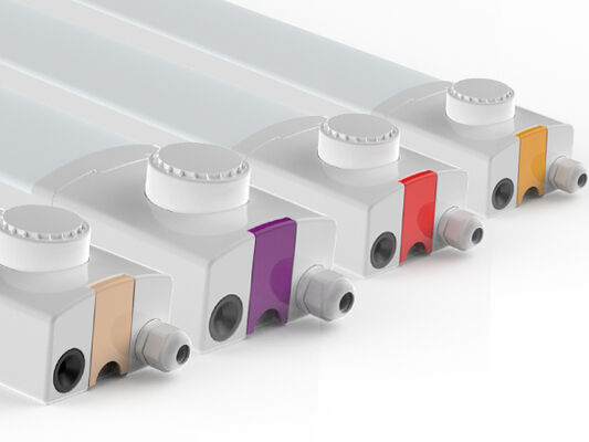 L'appareil d'éclairage de la série 60W de Dualrays D5 a enduit la tri preuve allument 5ft pour la gare routière et les supermarchés de train